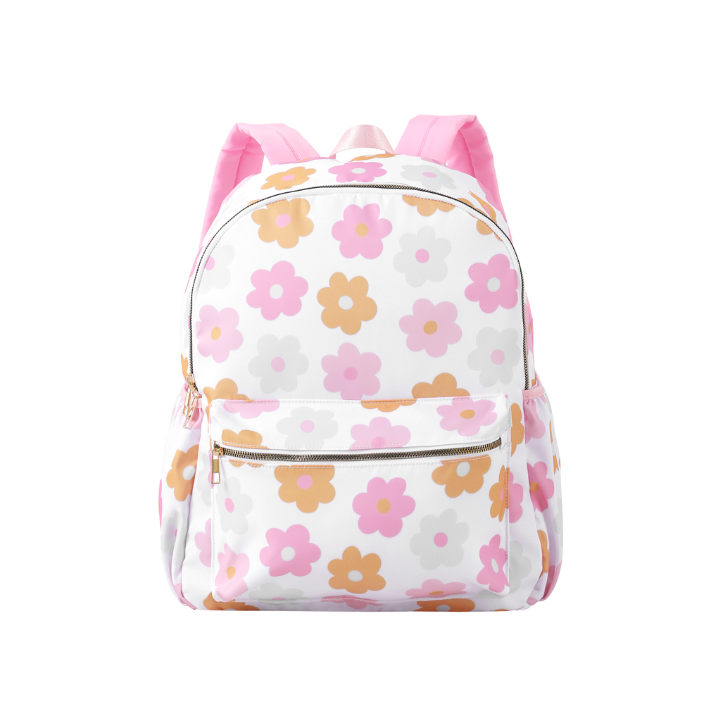 Saddle Bag Under Seat - Nylonowy plecak w kwiaty dla dzieci