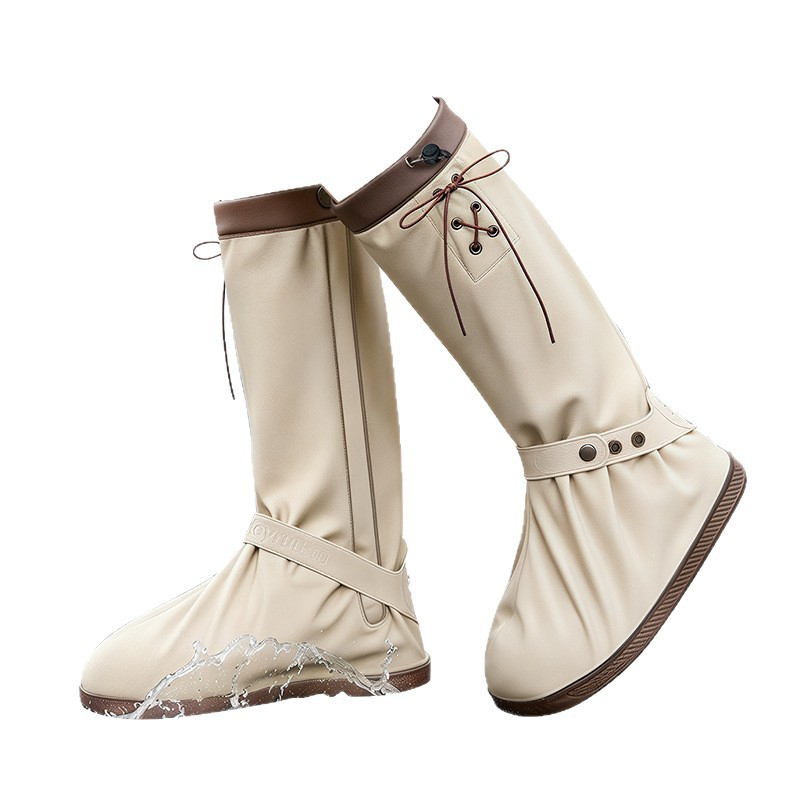 Cycling Commute In Rain - Stylowe, unisexowe wysokie ochraniacze na buty
