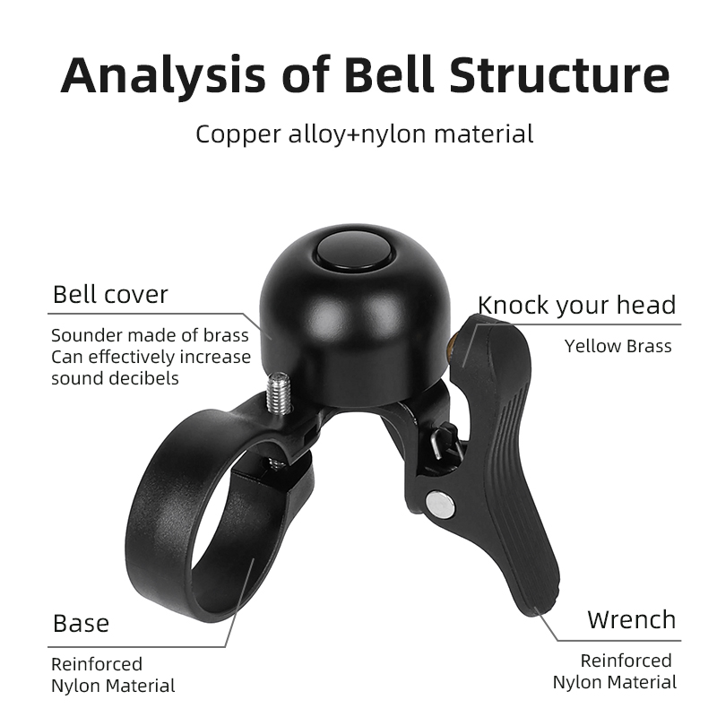 Dzwonek rowerowy ESLNF do rowe – Bell Handlebar Ring recenzja i cena